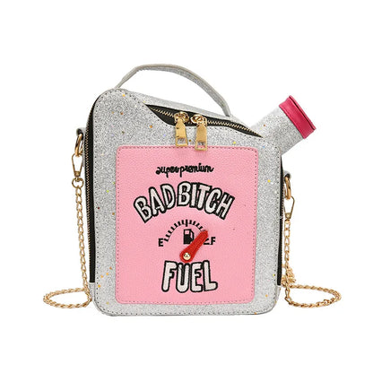Bad Bitch Fuel Purse Glitter Jerry Can Bag